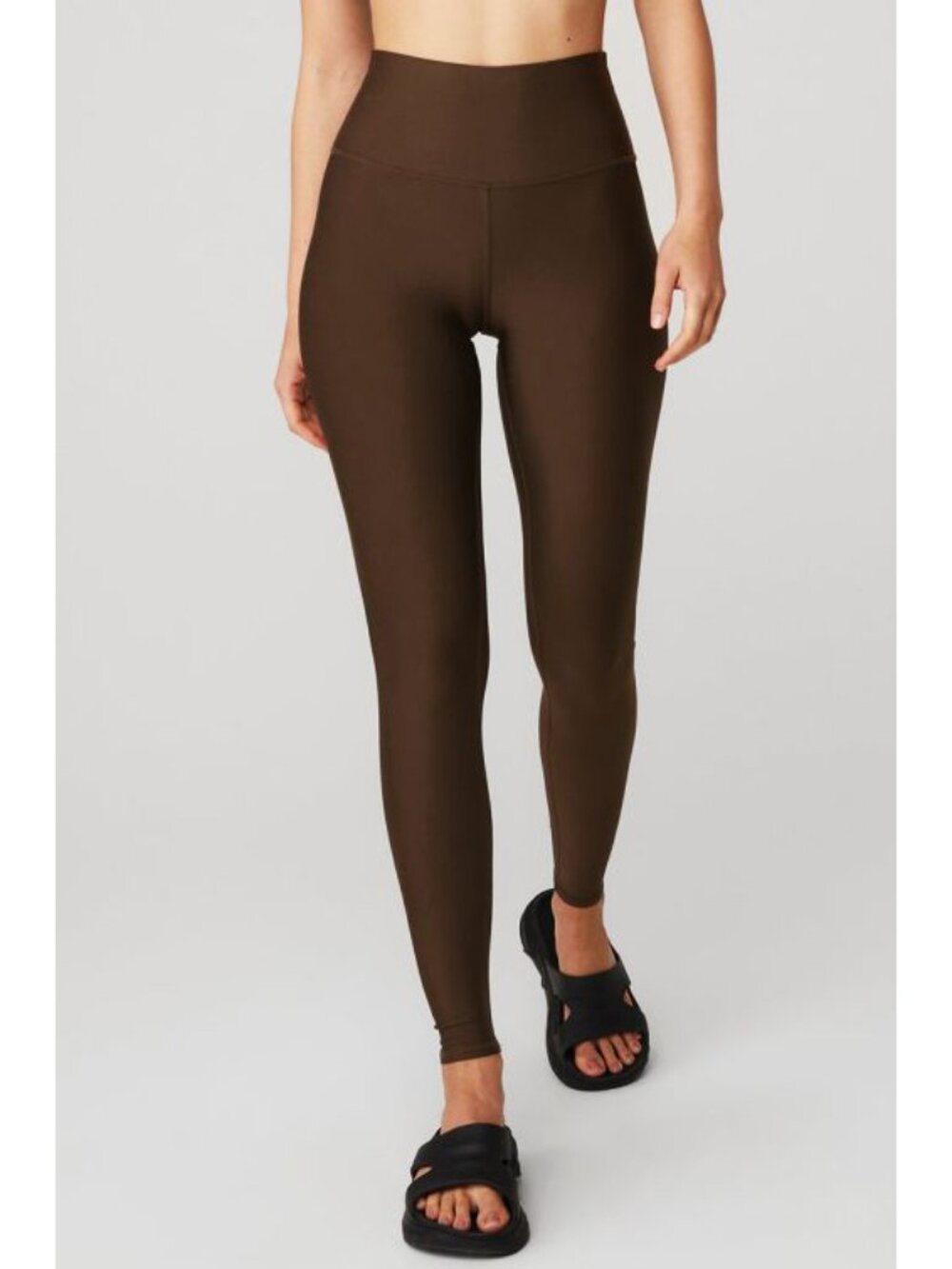 Alo 7/8 High-Waist Airlift Leggings Espresso Hi-Rise Waisted Skinny Tights Pants